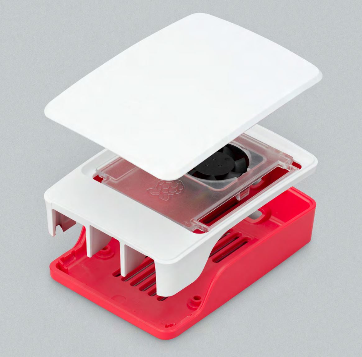 Raspberry Pi 5用公式ケース Red/White — スイッチサイエンス