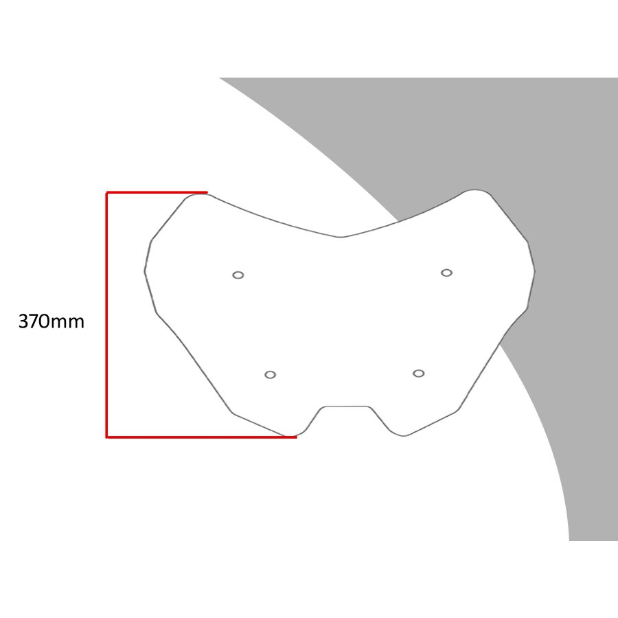 BMW ,R1200RS, 15-18,R1250RS, 19-25 (370 MM)