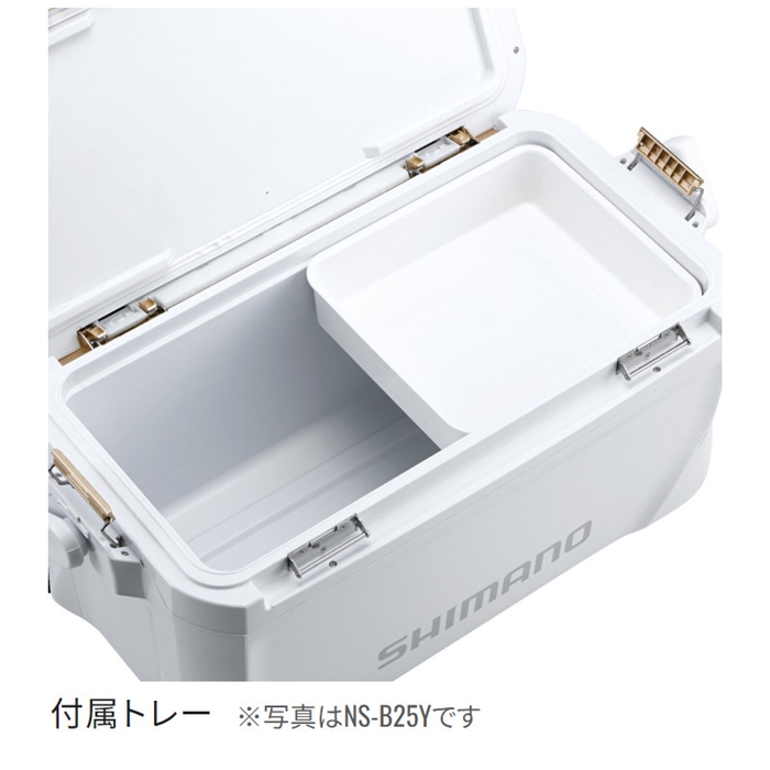 シマノ スペーザ ベイシス 25L キャスター ピュアホワイト NS-D25Y