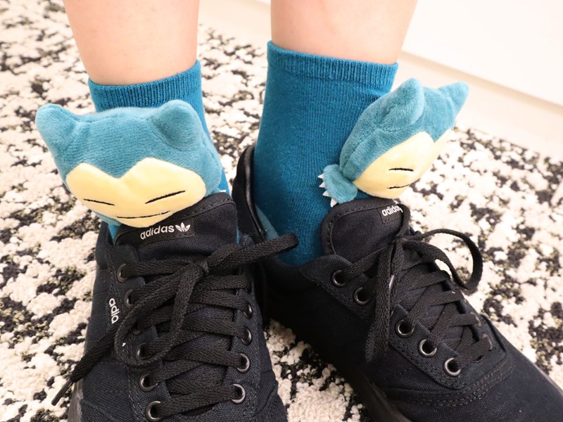 毎日履きたくなる！ マスコットの存在感が目を引く、マスコット付き