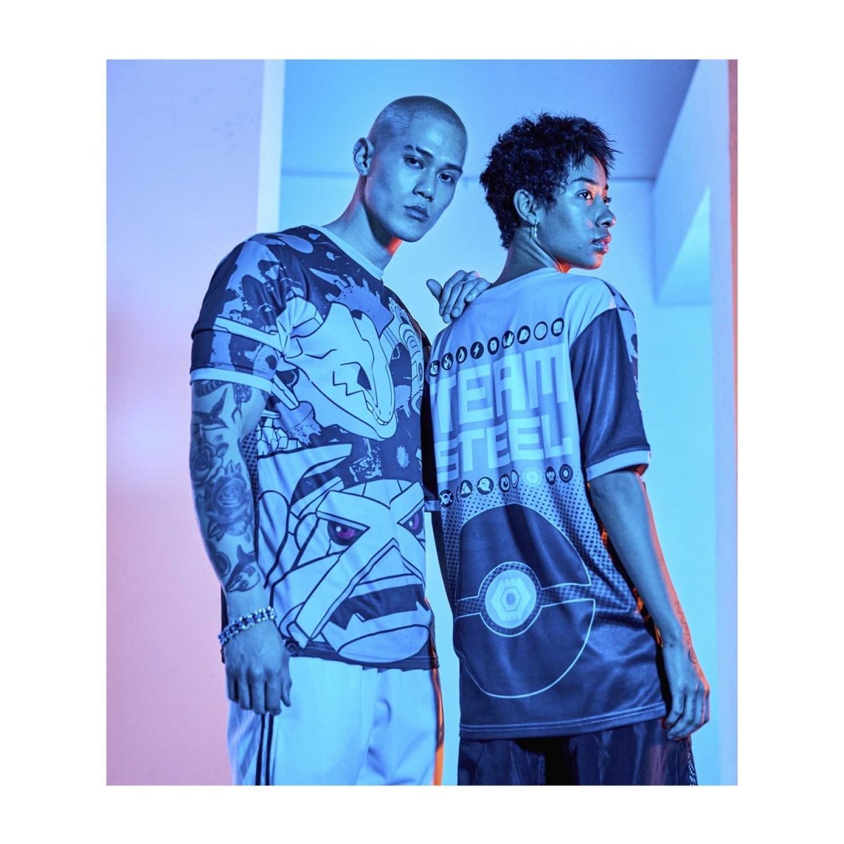 Pokémon Center × OMOCAT: Team Steel Jersey - Adult | Pokémon