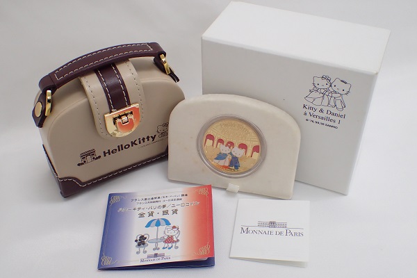 記念金貨 買取】ハローキティ・パリの夢 50ユーロ 金貨 - 金貨買取本舗