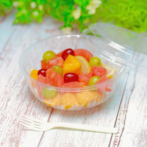 冷麺容器 クリアボウル 大 透明蓋付 中央化学 | テイクアウト容器の