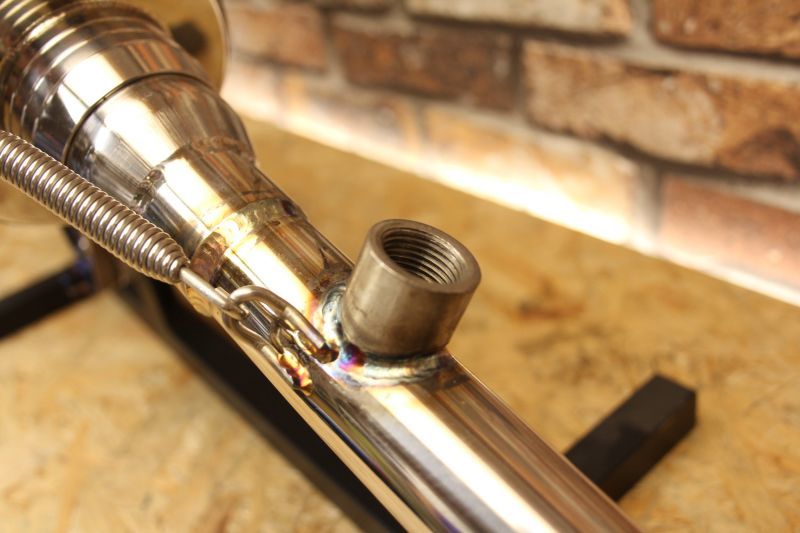 TRHC フルストレートレーシングマフラー [シグナスX]（小排気量用/大