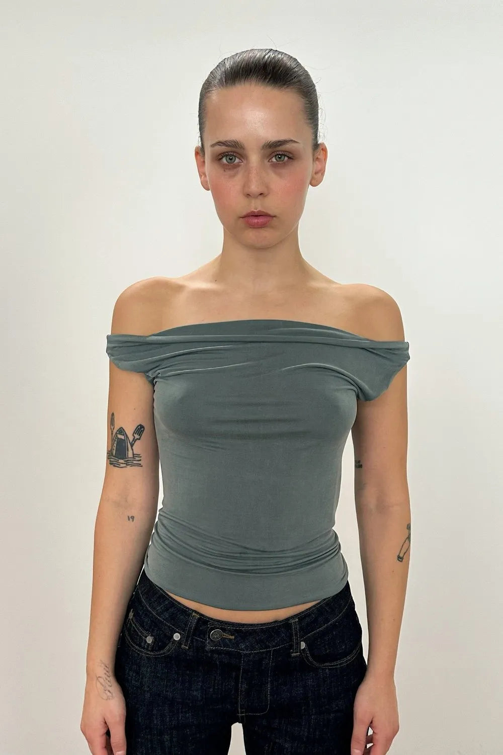 The Kylie Top, Sea Salt – Peachy Den