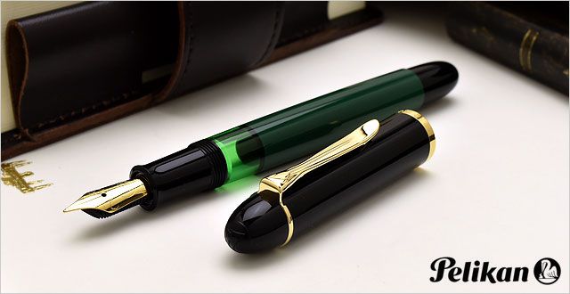 Pelikan ペリカン 万年筆 特別生産品 M120 グリーンブラック | ペンハウス