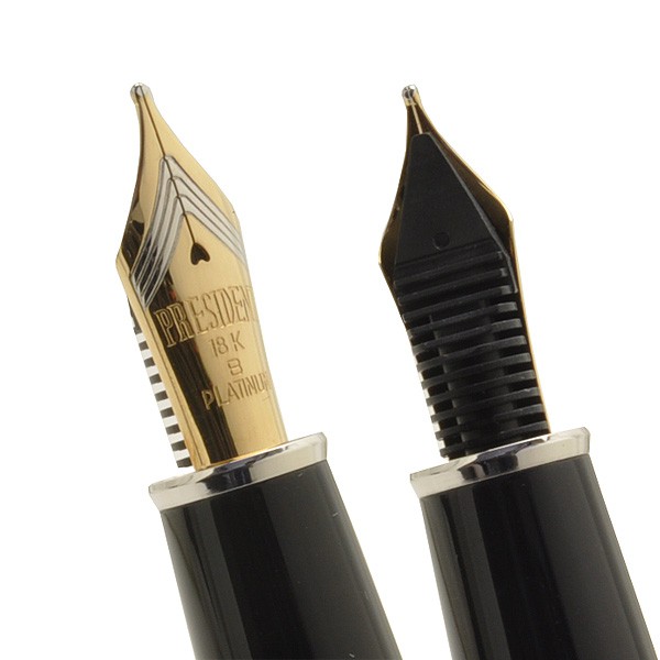 PLATINUM プラチナ万年筆 万年筆 プレジデント PTB-25000PR ブラック