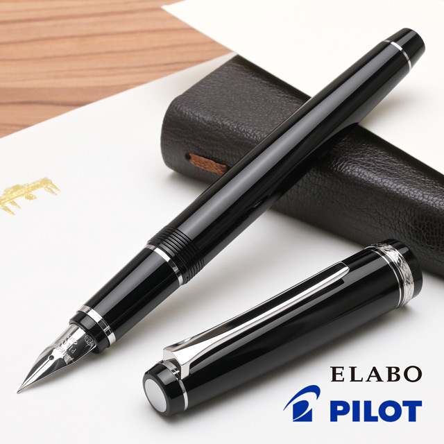 PILOT パイロット 万年筆 エラボー 樹脂軸 FE-18SR-B ブラック | ペン