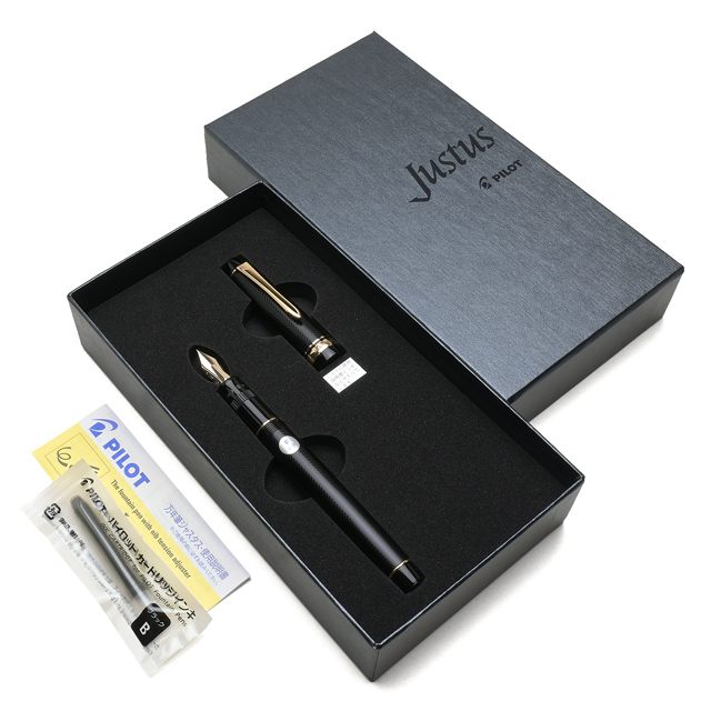 PILOT パイロット 万年筆 ジャスタス95 FJ-3MR-NB ネットブラック