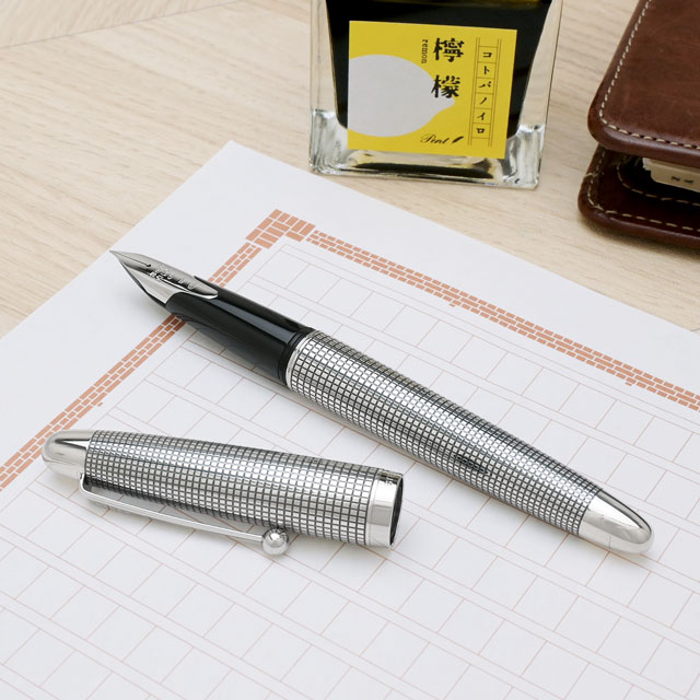 PILOT パイロット 万年筆 シルバーン FK-5MS-KO 格子 | ペンハウス