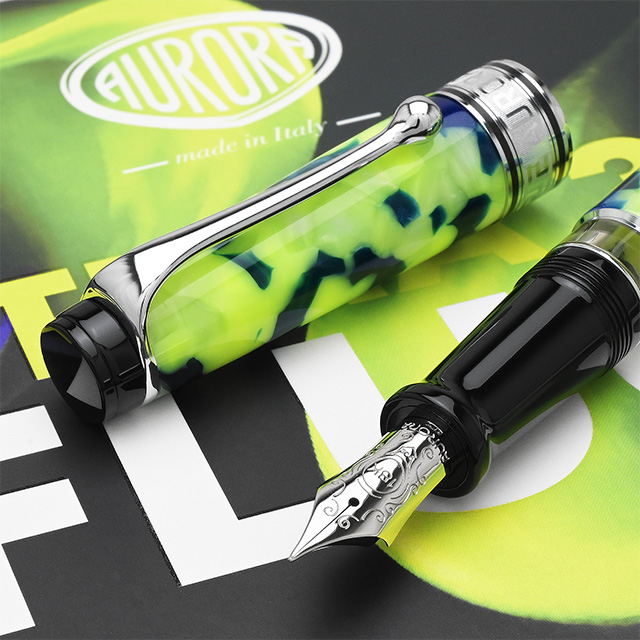 AURORA（アウロラ） 限定品 万年筆 オプティマ 365 FLUO（フルオ