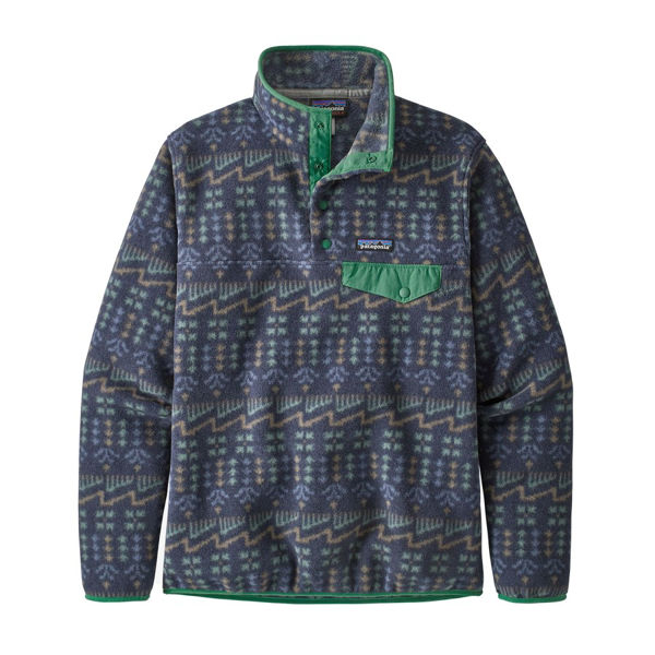PATAGONIA LIGHTWEIGHT SYNCHILLA SNAP-T WILD ROOTS: NEW NAVY FOR