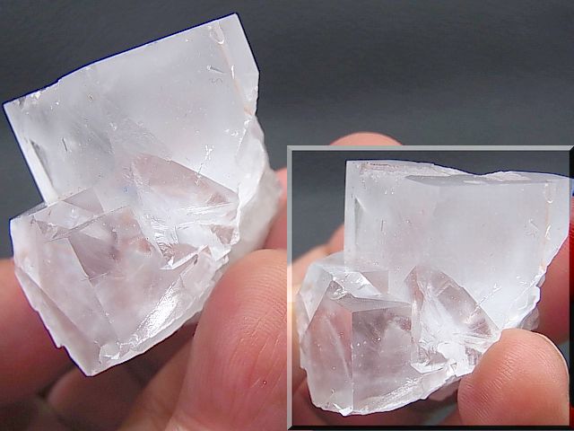 ドイツ・ブラックフォレスト（黒い森）産カラーレスフローライト原石