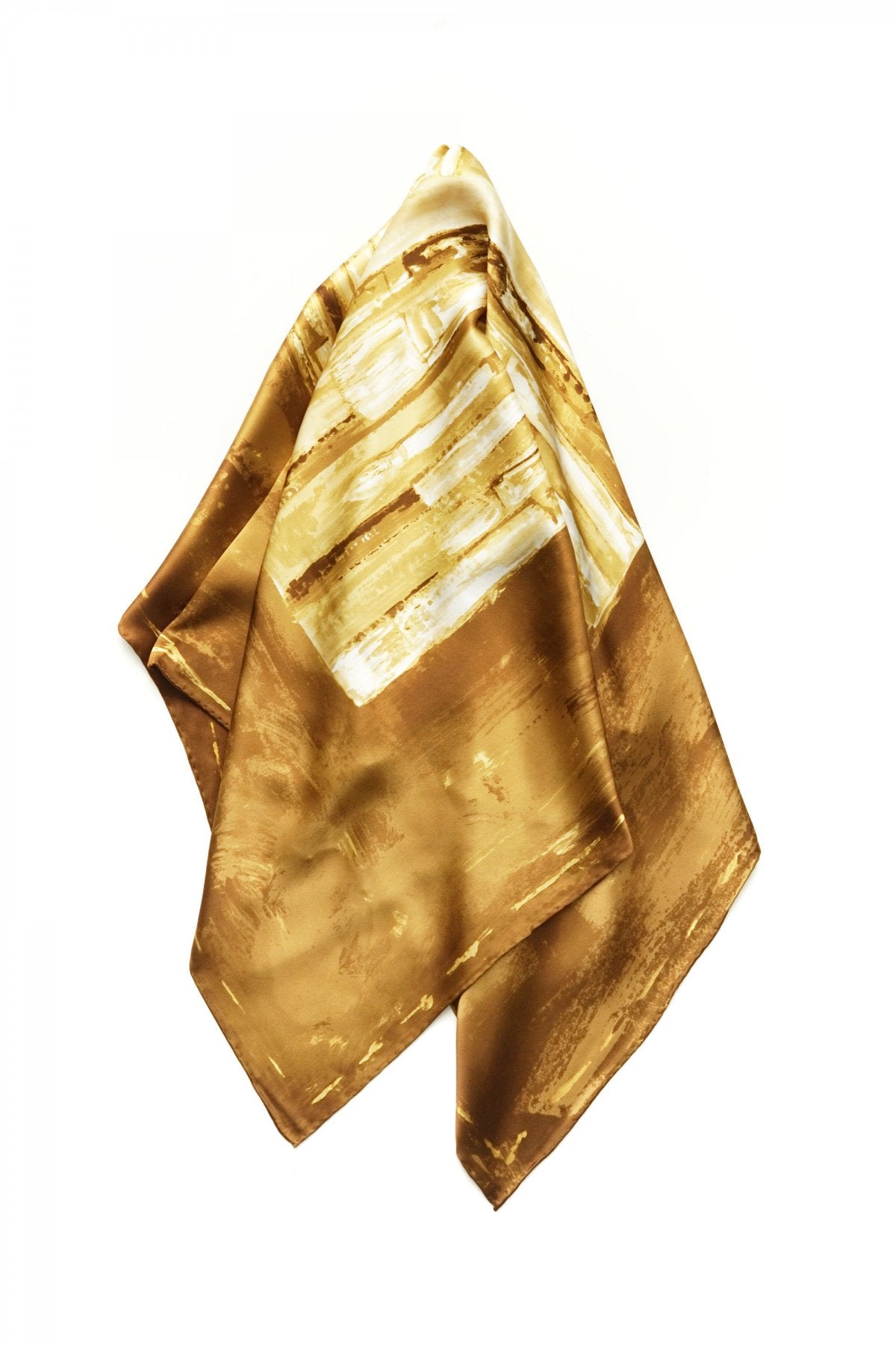 Porter Classic - SILK SCARF (PAINT BRUSH) - GOLD – PHAETON