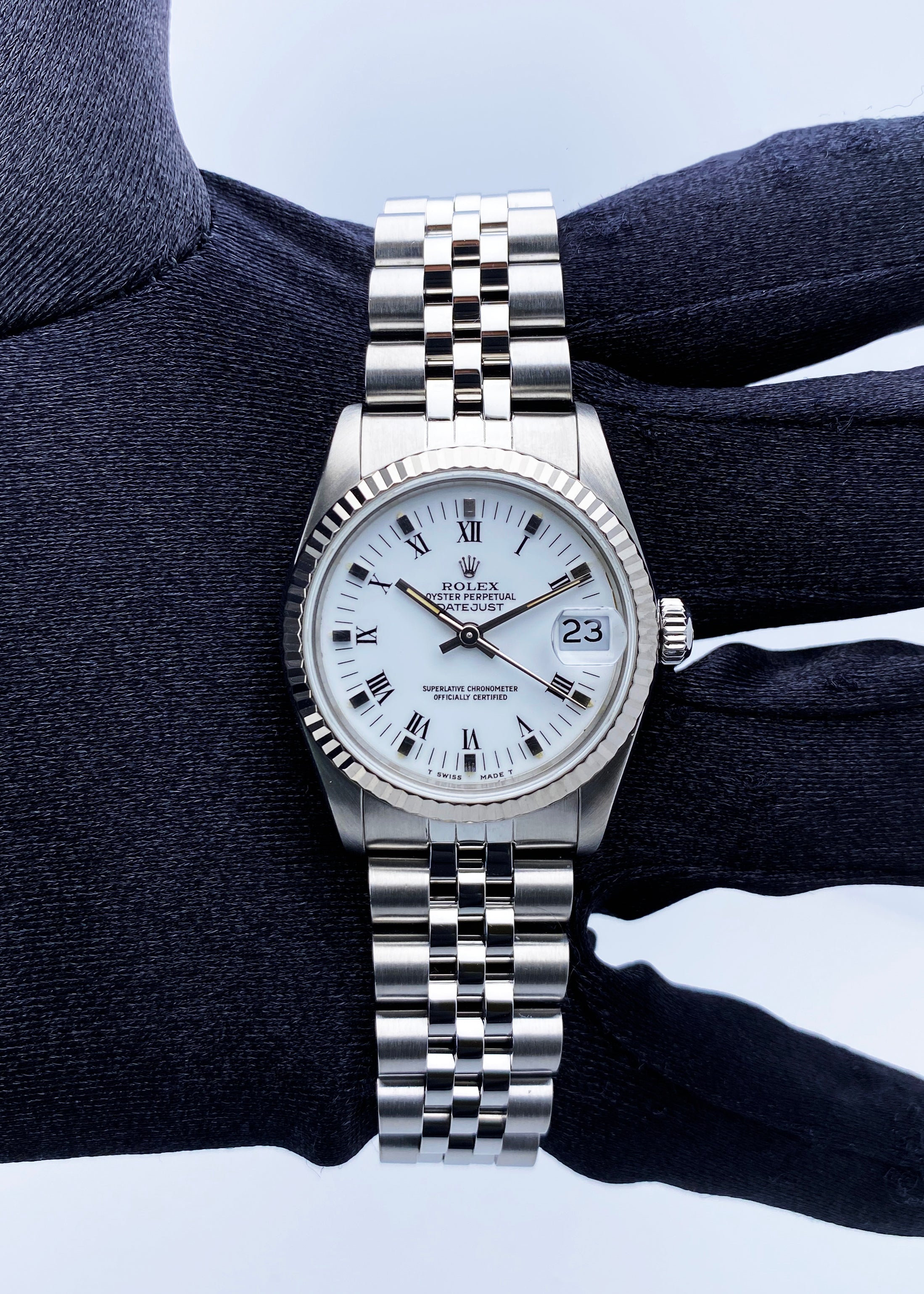 Rolex Datejust 68274 White Dial Midsize Watch – Phigora