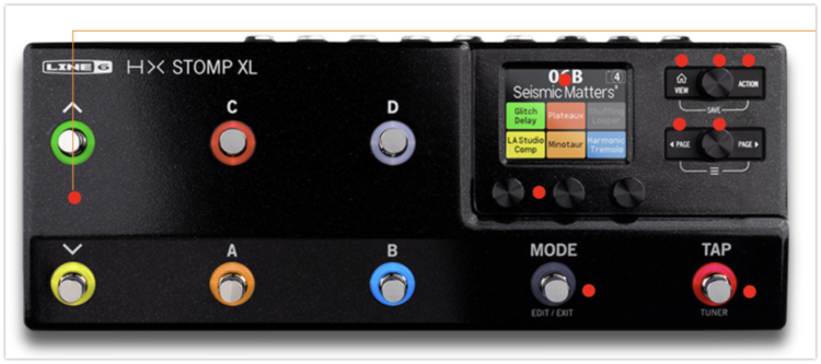 Line 6 FBV HX Stomp XL Guitar Processor | Piano Héritage