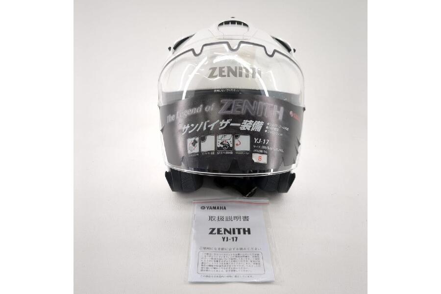 未使用品】YAMAHA ヤマハ ZENITH YJ-17 SIZE S パールホワイト バイク