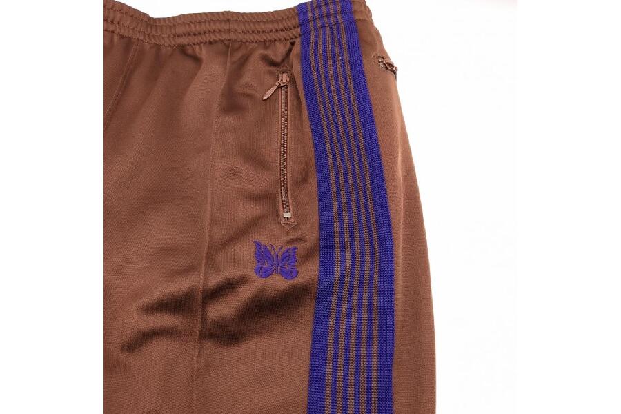 Needles 19FW FK194 Narrow Track Pant-Poly Smooth ブラウン SIZE S