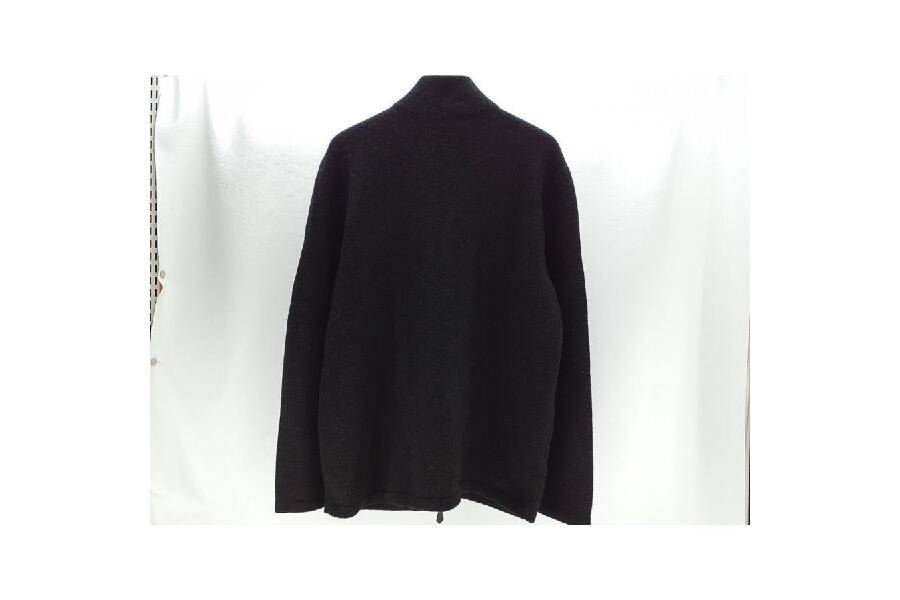 エルメス ヤク ウール レザーパーツ ダブルジップアップ ニット