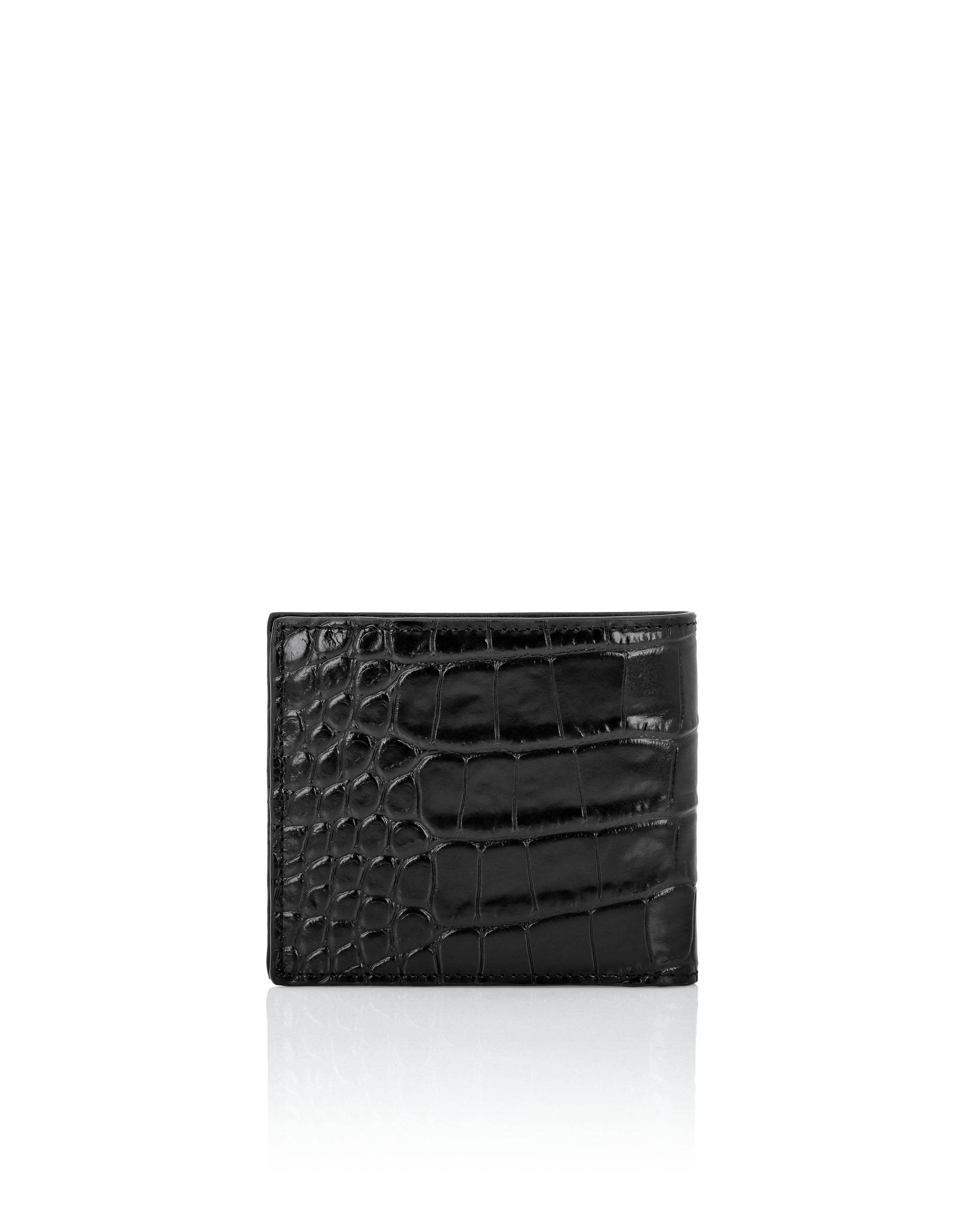 Crocco Printed Leather French Wallet Gothic Plein | Philipp Plein