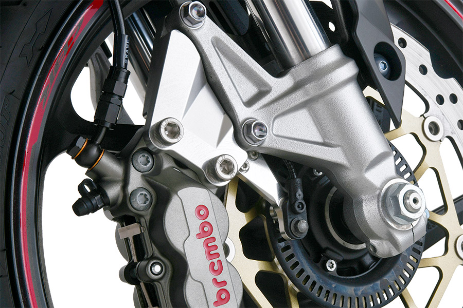 ブレンボ用プロトオリジナルパーツ キャリパーサポートBre40mm ZRX1100