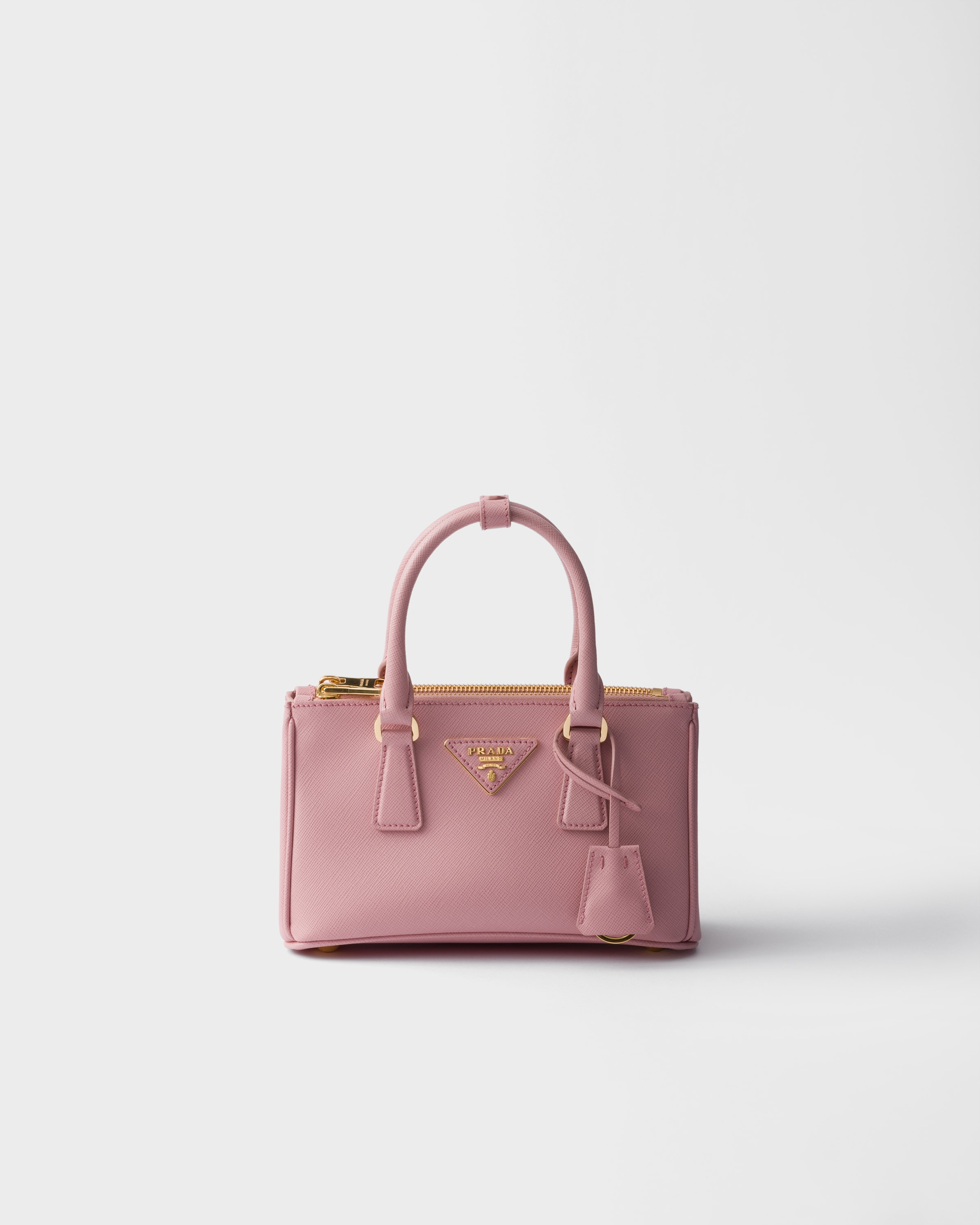 Peach Prada Galleria Mini Saffiano Leather Bag | PRADA