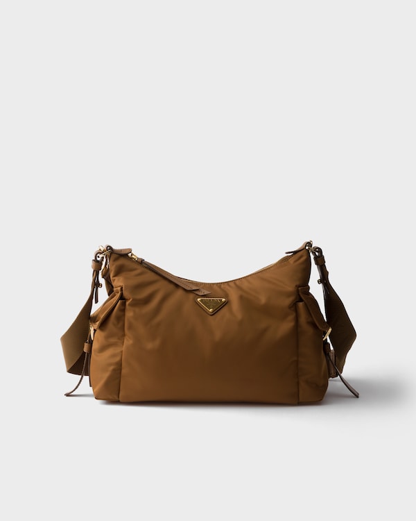 ブランデー プラダ エクスプローラ ラージ Re-nylon Xレザー バッグ