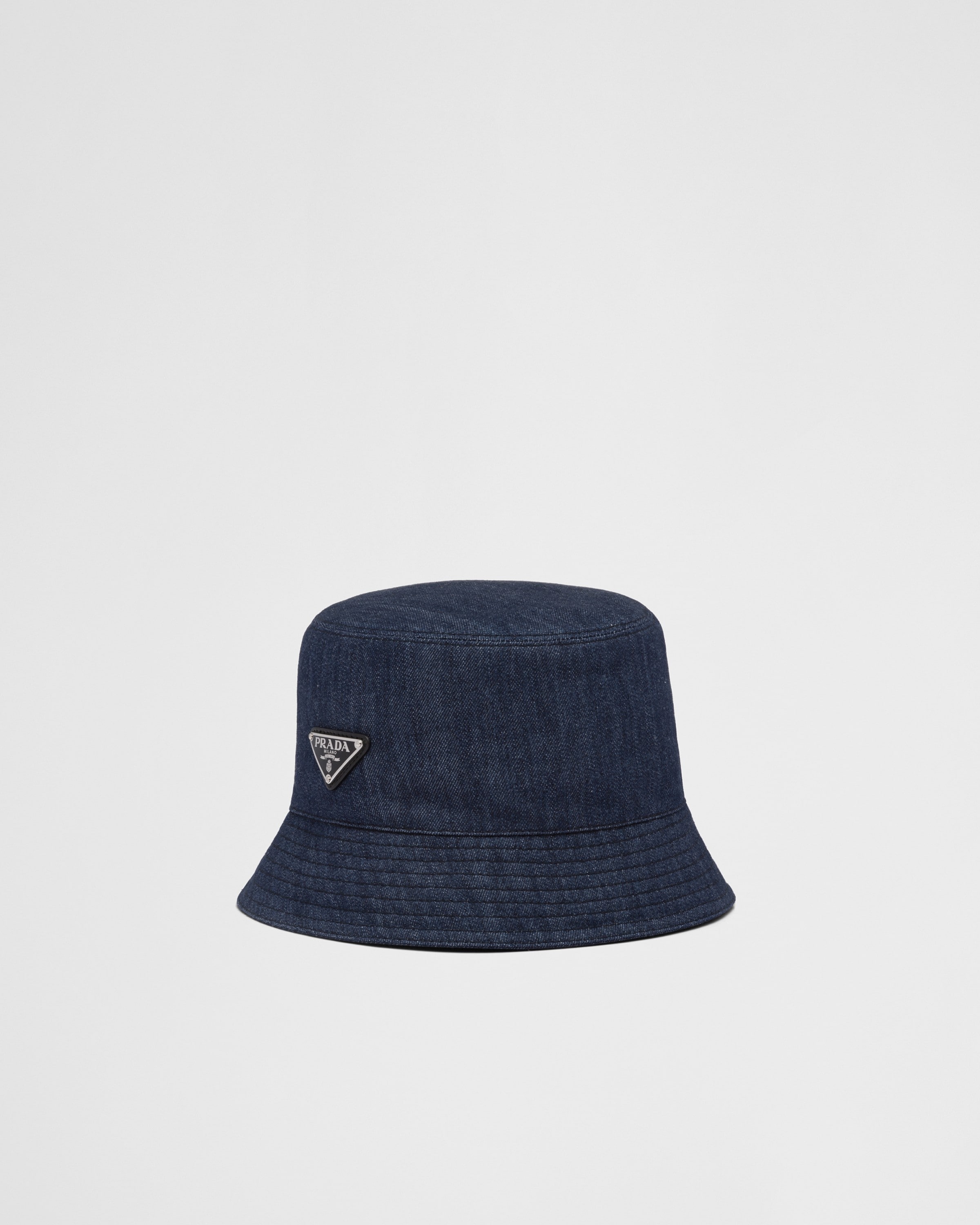Navy Denim Bucket Hat | PRADA