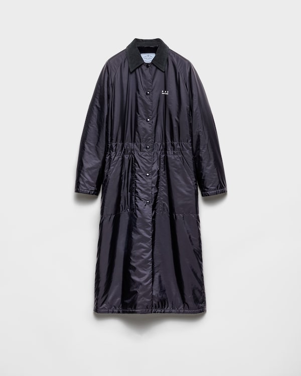 Navy Lightweight Re-nylon Raincoat | PRADA
