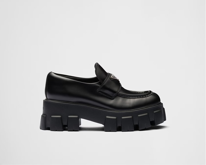 ホワイト プラダ モノリス ラバー サンダル | PRADA