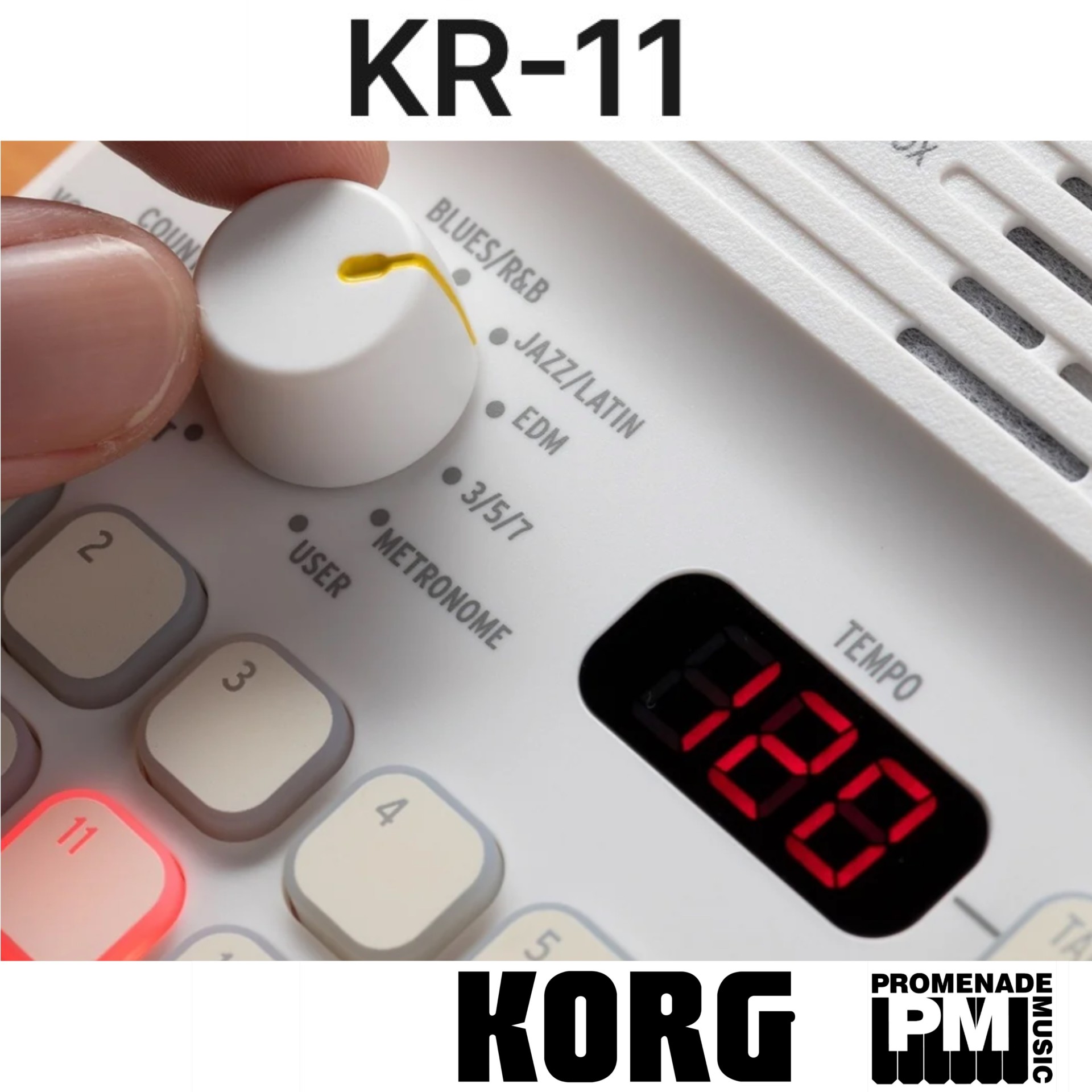 Korg KR-11 Compact Rhythm Box, Drum Machine KR11