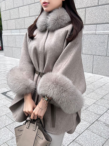 クン リシェスサガファーケープコート カラー: