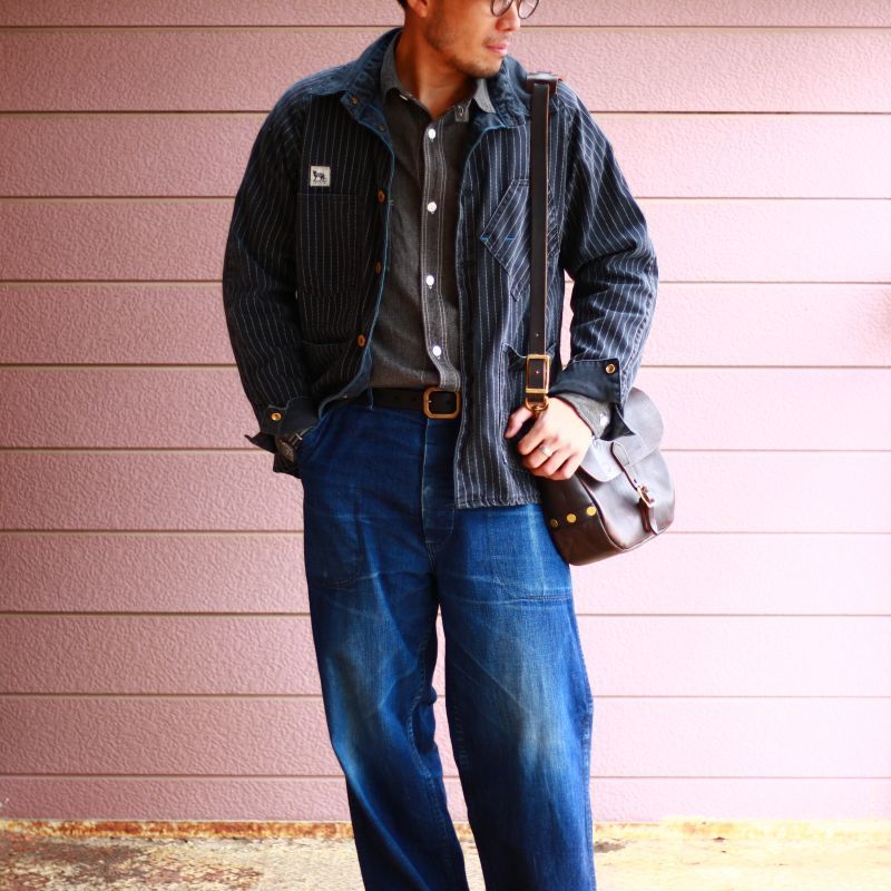 TCB jeans TCBジーンズ Catlight Shirts Covert Black Chambray 5.2oz