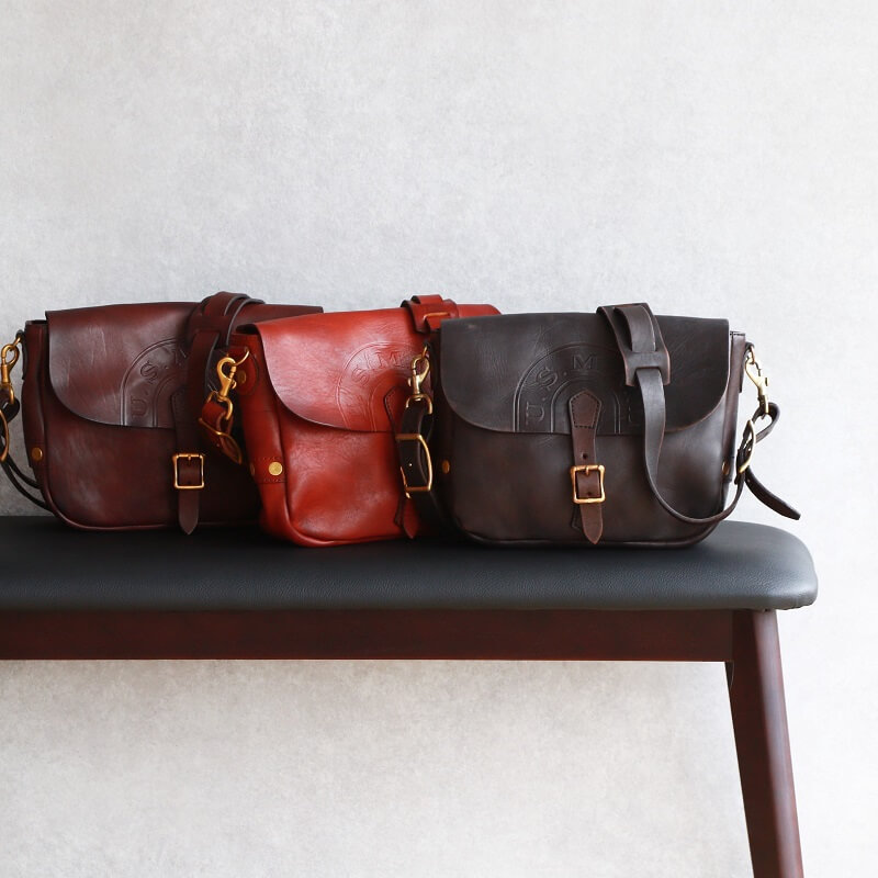 vasco ヴァスコ LEATHER POSTMAN SHOULDER BAG SMALL レザーポストマン