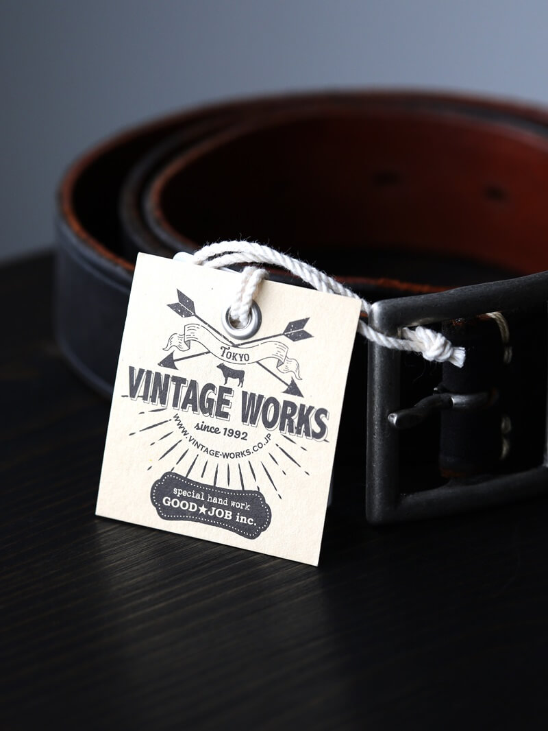Vintage Works ヴィンテージワークス Leather belt 7Hole レザーベルト