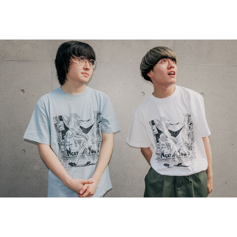 クジラ夜の街×崎山蒼志「劇情」Tシャツ アシッドブルー | ソニー