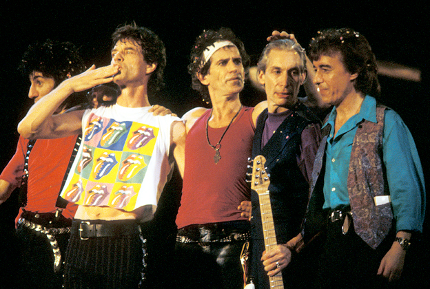 Rolling Stones Steel Wheels Tour Rolls in Japan