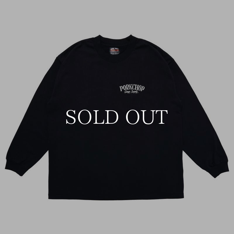 PORKCHOP GARAGE SUPPLY PORK BACK L/S TEE (BLACK) P0255 公式通販