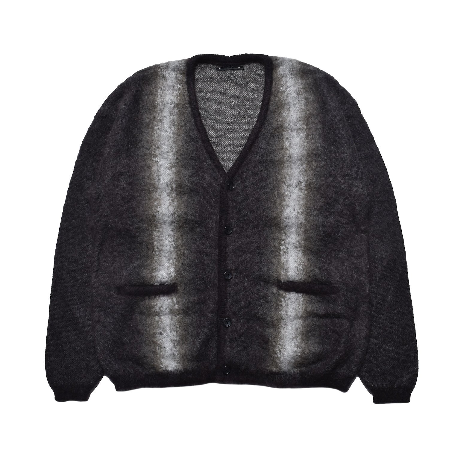 MINEDENIM Fuzzy Stripe Mohair Knit Cardigan 2509-6001 公式通販