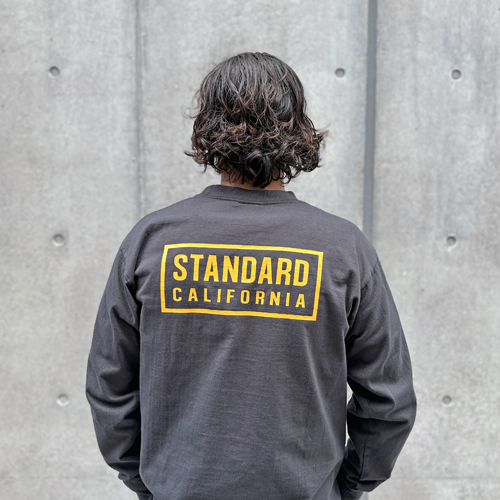 STANDARD CALIFORNIA SD Heavyweight Box Logo Long Sleeve T (Black