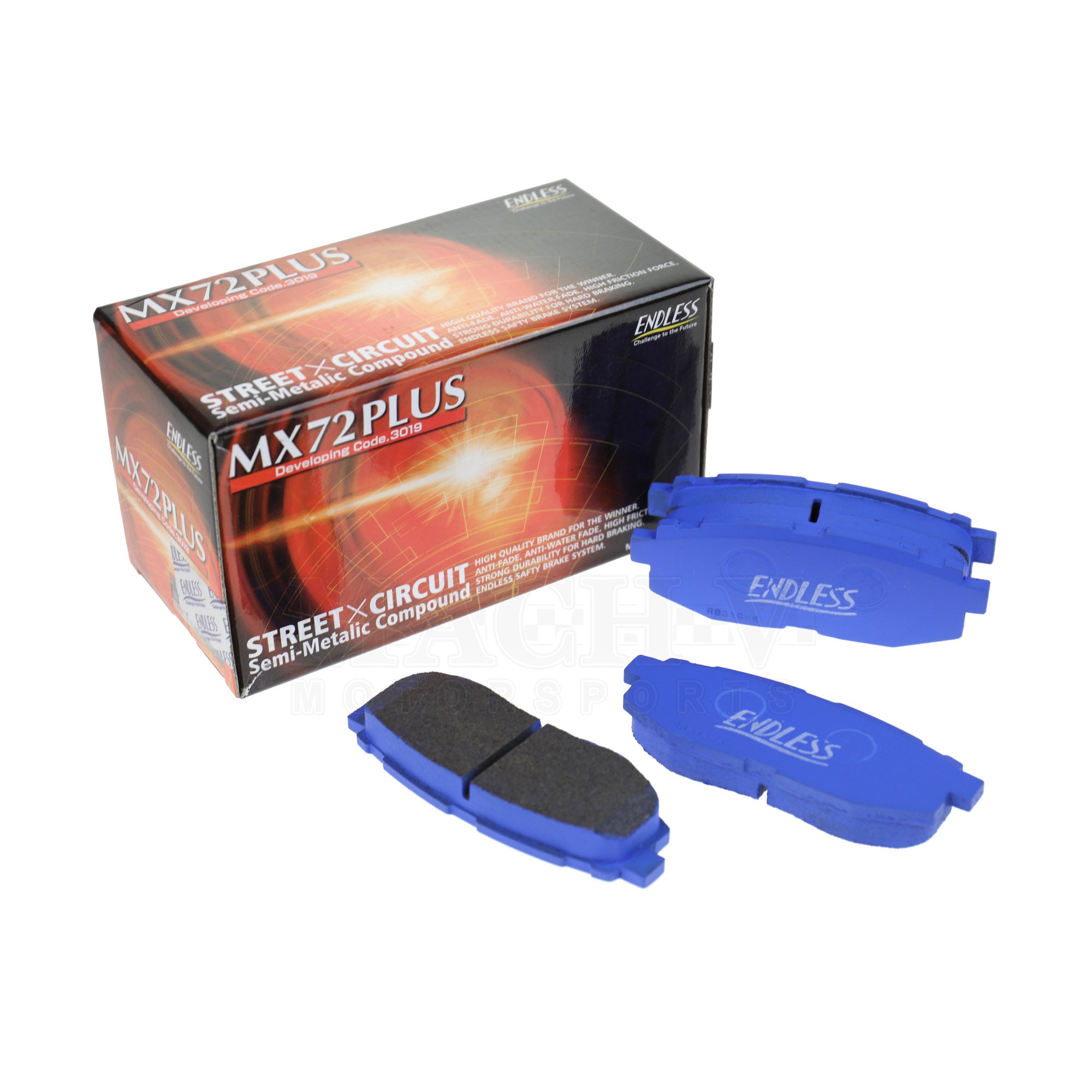 ENDLESS MX72 Plus Brake Pads 2013+ BRZ/FR-S/86 - Racecomp Engineering