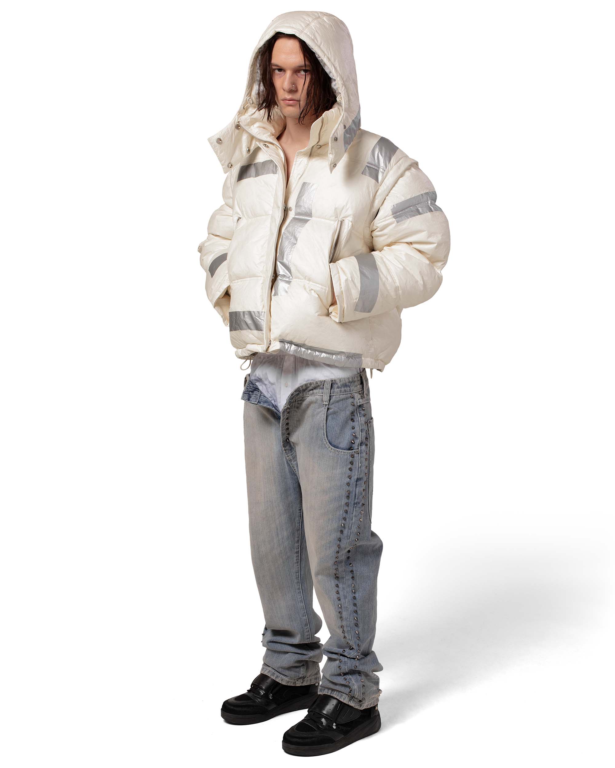 Racer x Barragán Taped Puffer Jacket – Racer Worldwide