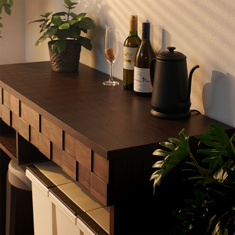 コルク 120オープンカウンター｜ユニットシェルフ 家具・インテリアの