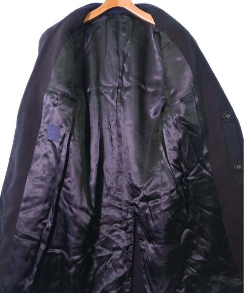 LANVIN（ランバン）チェスターコート 黒 サイズ:46(M位) メンズ