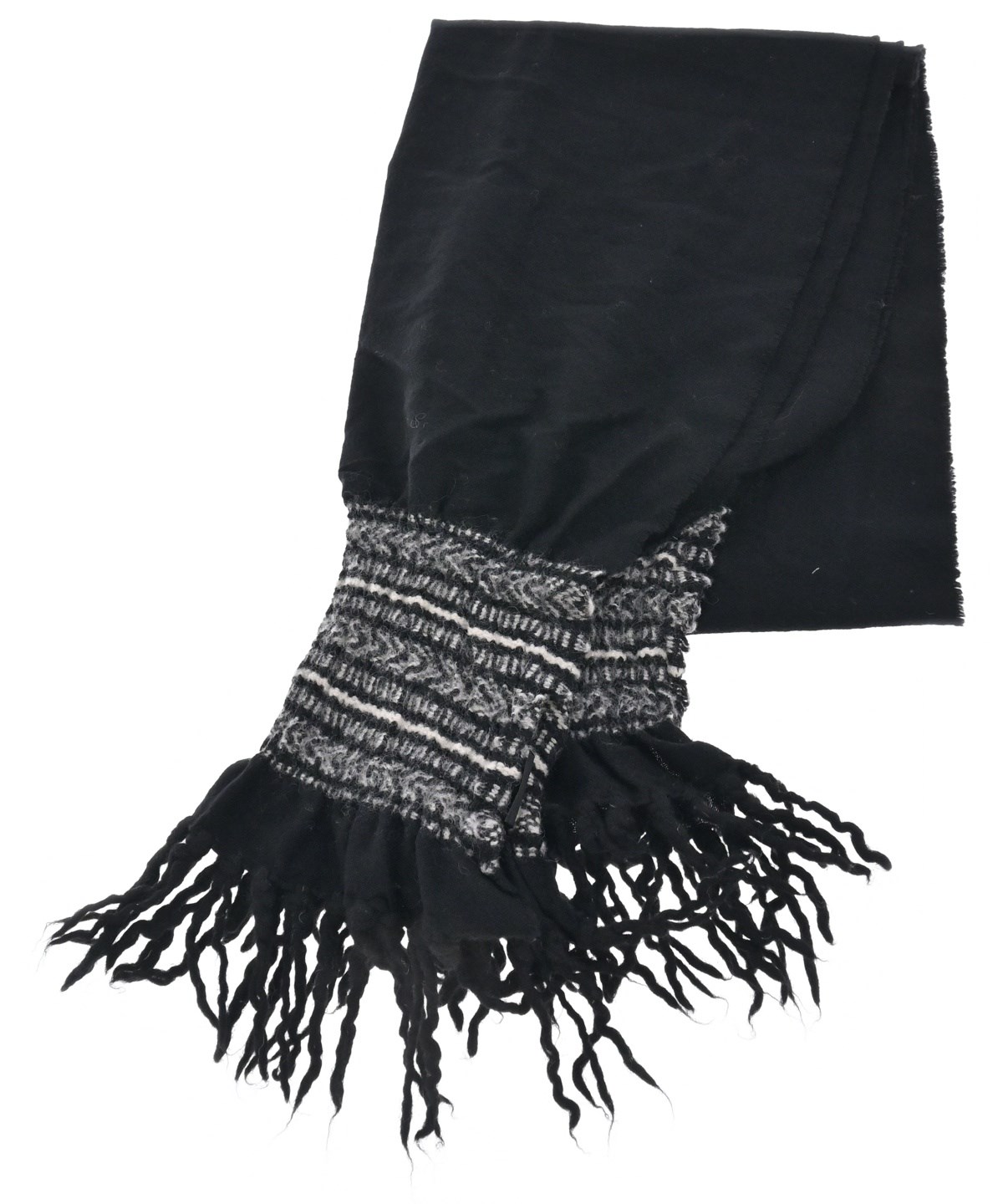 SAINT LAURENT PARIS（サンローランパリ）ストール 黒 サイズ:- メンズ