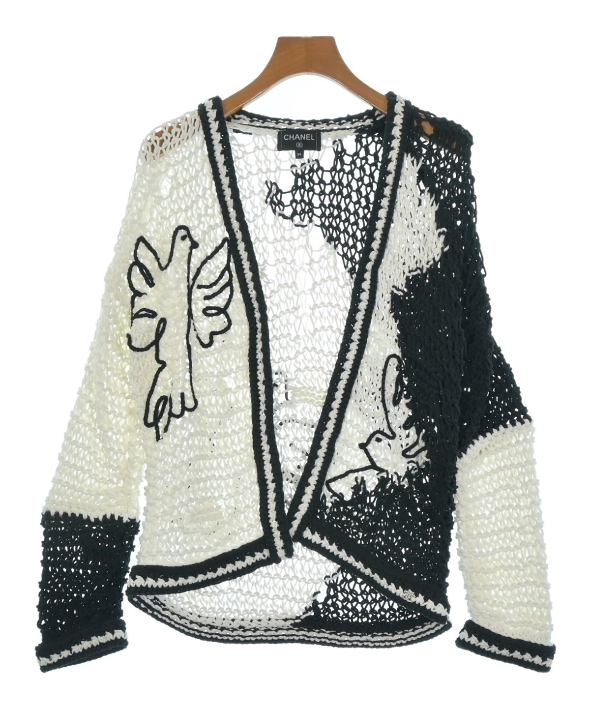 CHANEL（シャネル）カーディガン 白 サイズ:34(XXS位) レディース