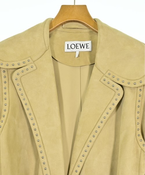 LOEWE（ロエベ）コート ベージュ サイズ:44(S位) レディース