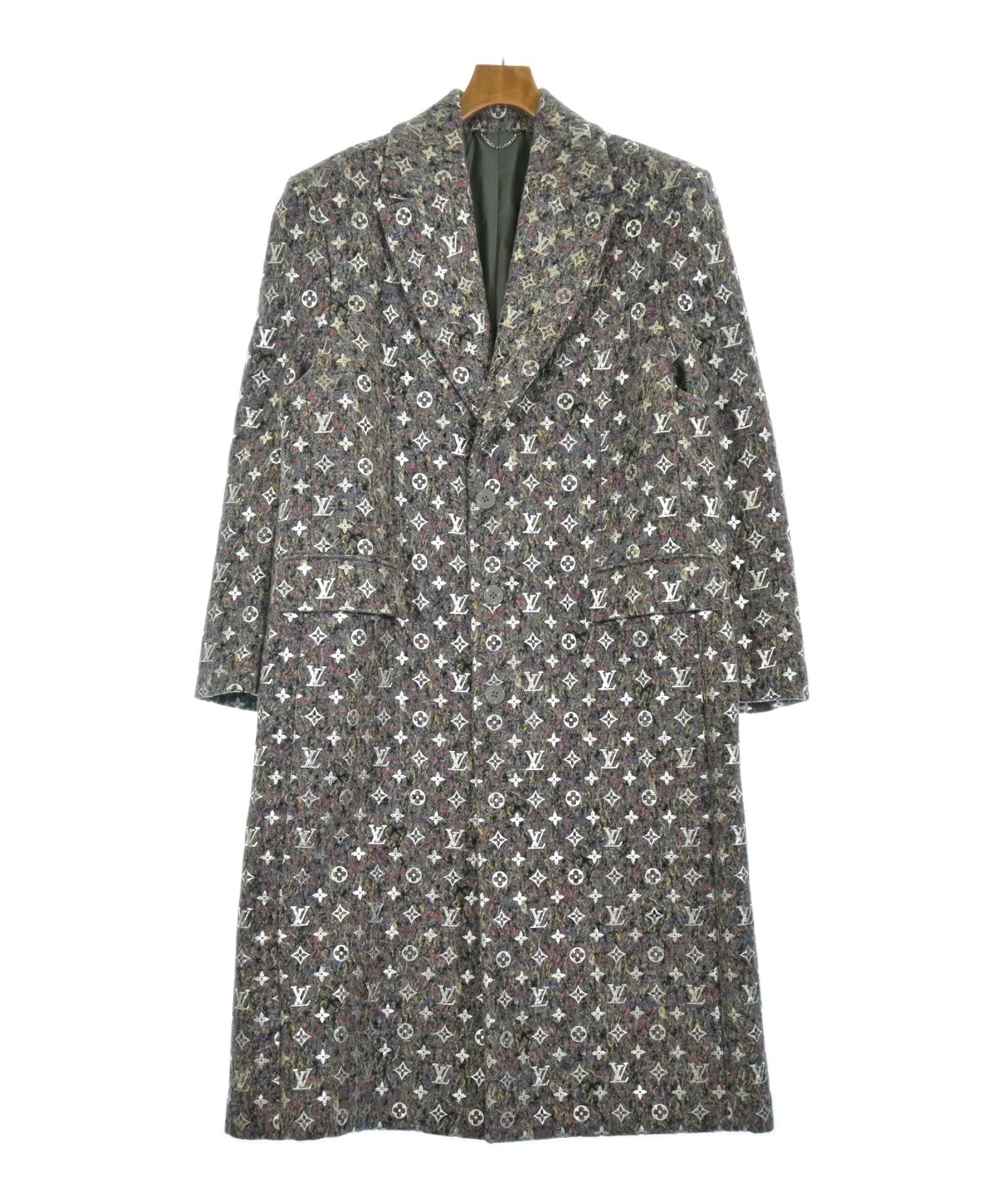 LOUIS VUITTON（ルイヴィトン）チェスターコート グレー サイズ:46(M位