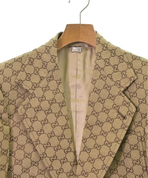 GUCCI（グッチ）テーラードジャケット ベージュ サイズ:48(L位) メンズ