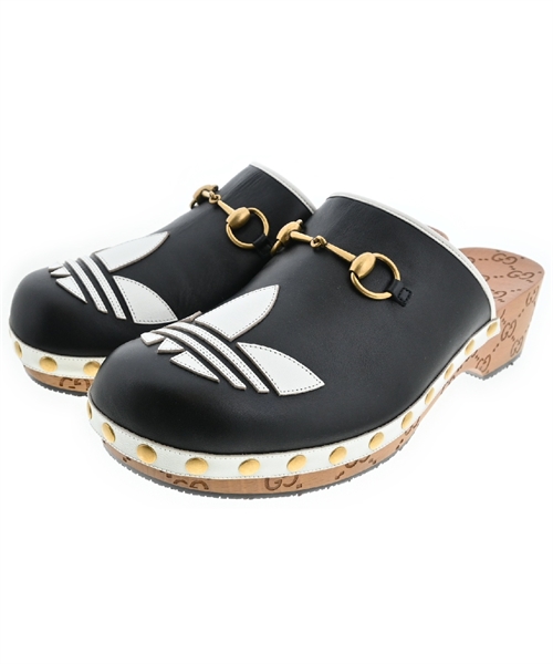 GUCCI（グッチ）サンダル 黒 サイズ:UK8 1/2(27cm位) メンズ